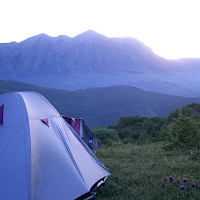 La magia di una notte in tenda sul Cammino dei Briganti