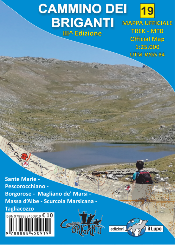 Mappa ufficiale del Cammino dei Briganti